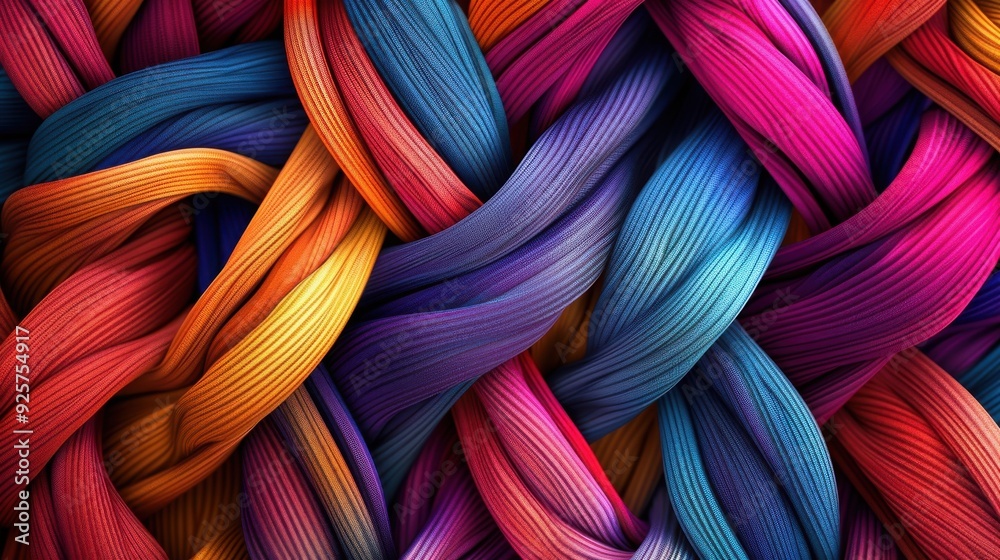 A vibrant and colorful woven texture, showcasing a blend of various hues in a dynamic pattern. A vibrant and colorful woven texture, showcasing a blend of various hues in a dynamic pattern.
