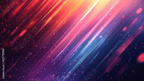 Abstract background with diagonal lines and glowing light.