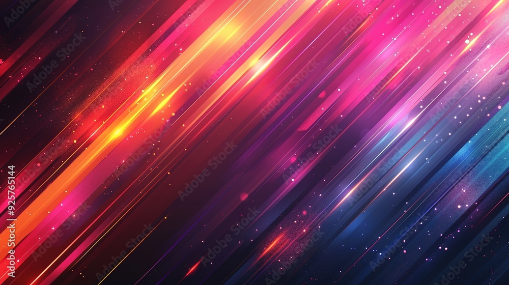 Abstract background with diagonal lines in pink, orange, and blue hues. Abstract background with diagonal lines in pink, orange, and blue hues.