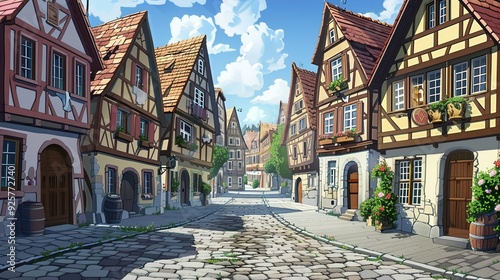 Exploring the Charm of Half-Timbered Houses and Cobblestone Streets