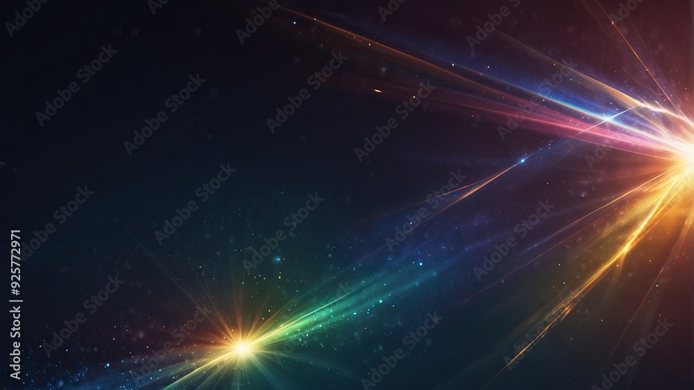 Lens flare, blue glow light effect on black. image of rays light effects Lens flare, blue glow light effect on black. image of rays light effects