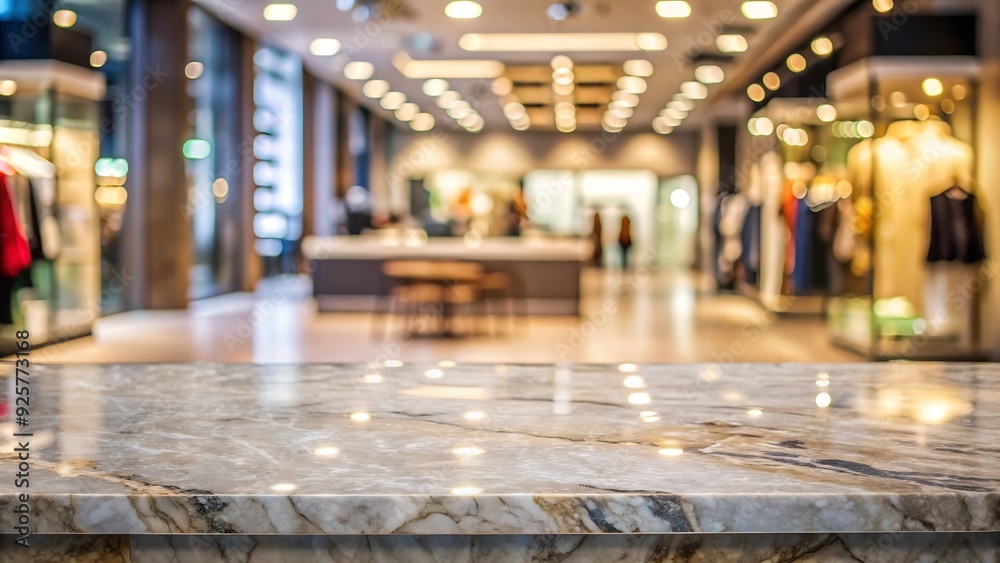 Empty marble tabletop or counter with display product with blured city, shop, outdoor background. Empty marble tabletop or counter with display product with blured city, shop, outdoor background.