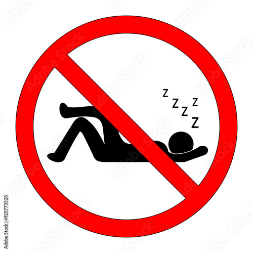 forbidden to sleep carelessly no sleep