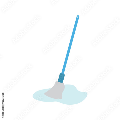 Household cleaning tools icon