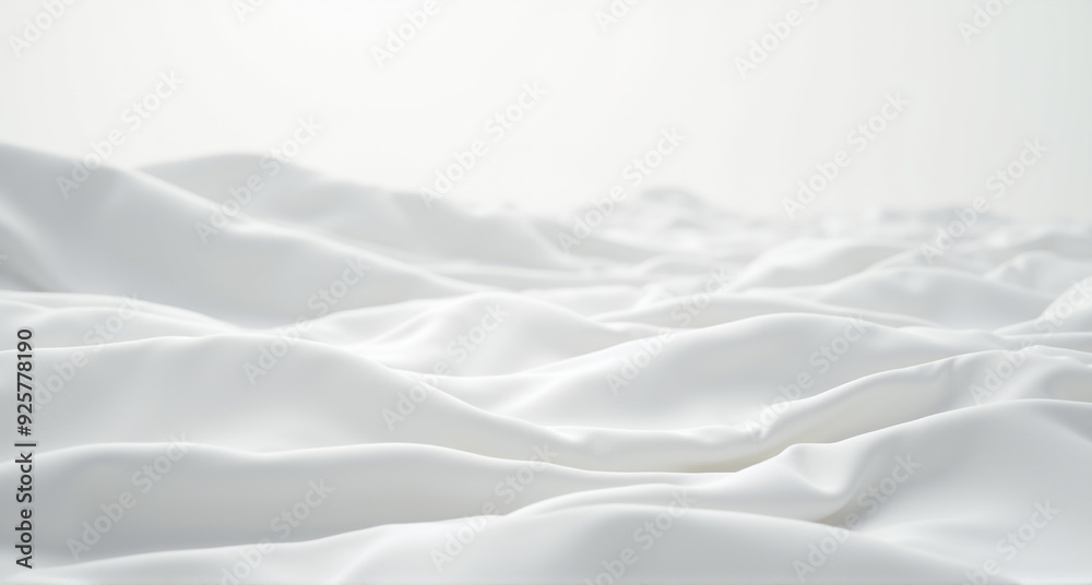 Fototapeta premium white silk fabric