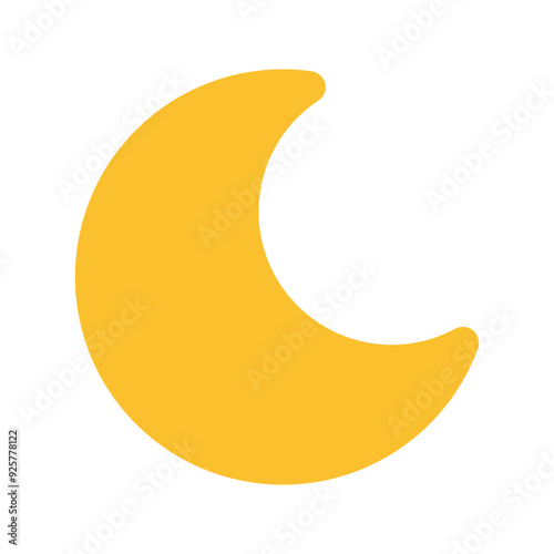 moon flat icon