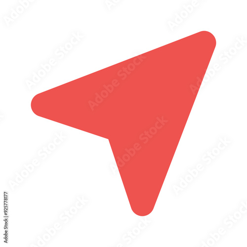 send flat icon