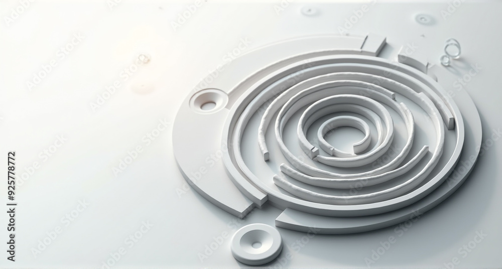 Fototapeta premium close up of a spiral