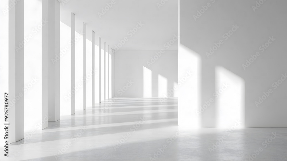 Pure White Interior Room or Hall Ideal for Photoshoot Background. Pure White Interior Room or Hall Ideal for Photoshoot Background.