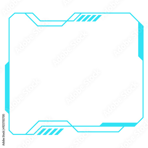 Futuristic Tech Hud Frame