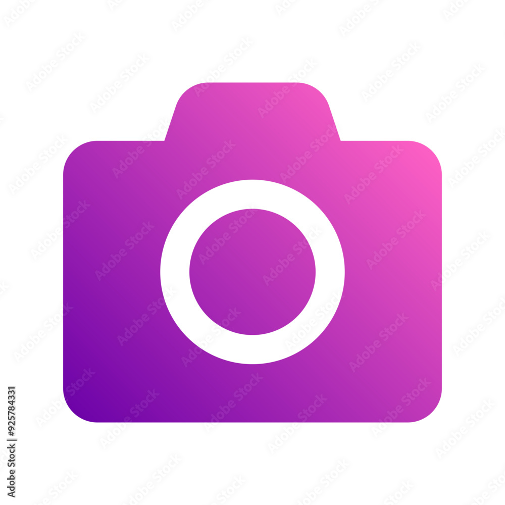 camera gradient icon camera gradient icon