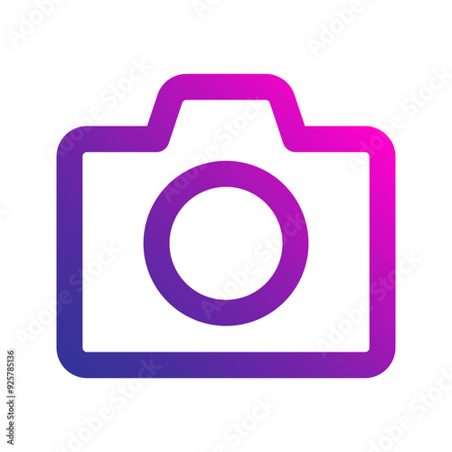 camera gradient icon