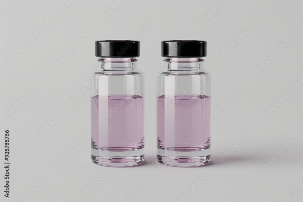 3D cosmetic vial, a realistic and detailed rendering of a beauty product, perfect for marketing and advertising campaigns 3D cosmetic vial, a realistic and detailed rendering of a beauty product, perfect for marketing and advertising campaigns