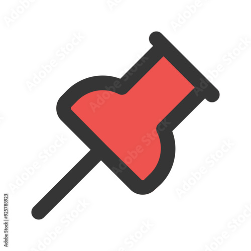 pin outline fill icon