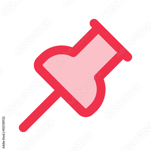 pin outline fill icon
