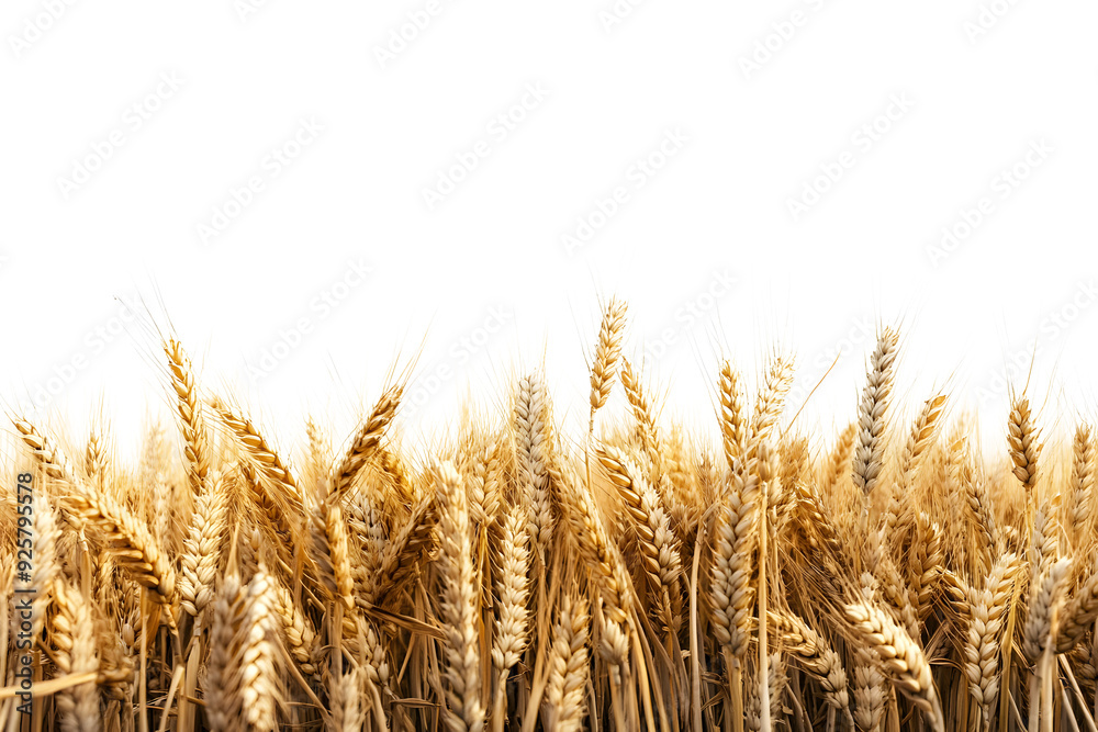 Fototapeta premium wheat field isolated on transparent background ,wheat field png clip art&nbsp;