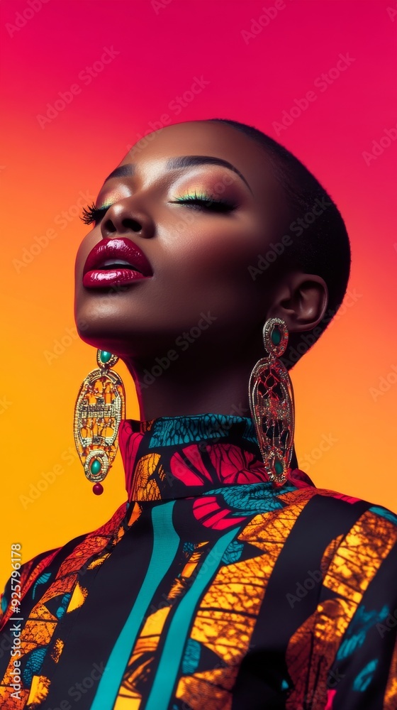 Fototapeta premium African Fashion Portrait