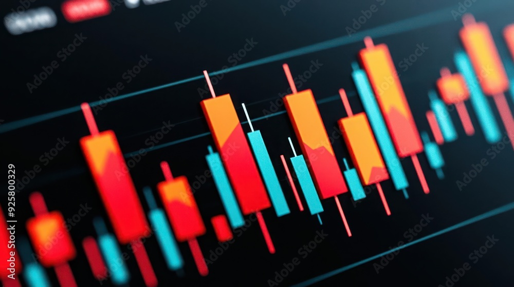 Portfolio analysis, digital screens with investment charts, 3D illustration Portfolio analysis, digital screens with investment charts, 3D illustration