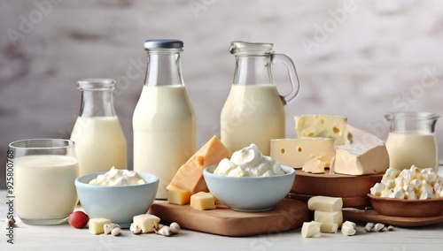 dairy products and milk