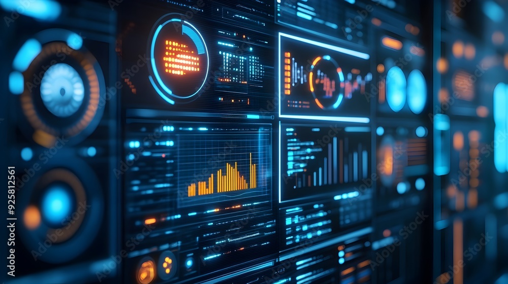 Real time Data Visualization and Live Digital Dashboard 3D