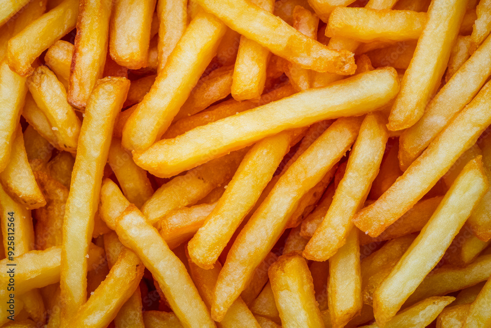 Texture Scattered Fried French Fries For Backgrounds Created With Artificial Intelligence Texture Scattered Fried French Fries For Backgrounds Created With Artificial Intelligence