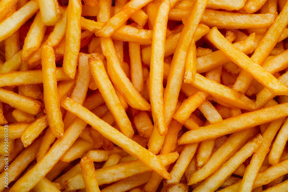 Texture Scattered Fried French Fries For Backgrounds Created With Artificial Intelligence Texture Scattered Fried French Fries For Backgrounds Created With Artificial Intelligence