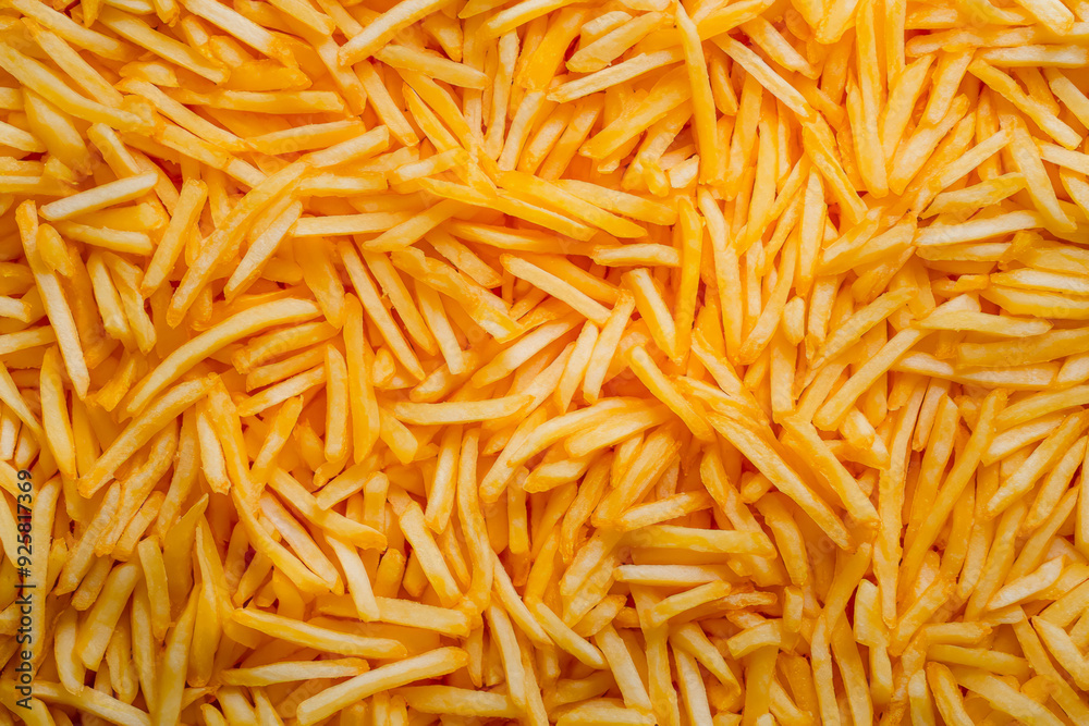 Texture Scattered Fried French Fries For Backgrounds Created With Artificial Intelligence Texture Scattered Fried French Fries For Backgrounds Created With Artificial Intelligence
