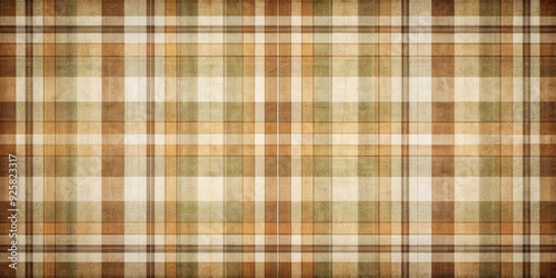 Cozy retro plaid background with muted earth tones for a vintage look , Plaid, Retro, Cozy, Background, Muted, Earth Tones