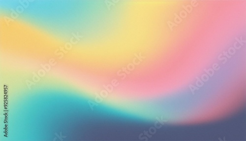 Soft Spectrum: Pastel Fluid Gradient with Grainy Finish