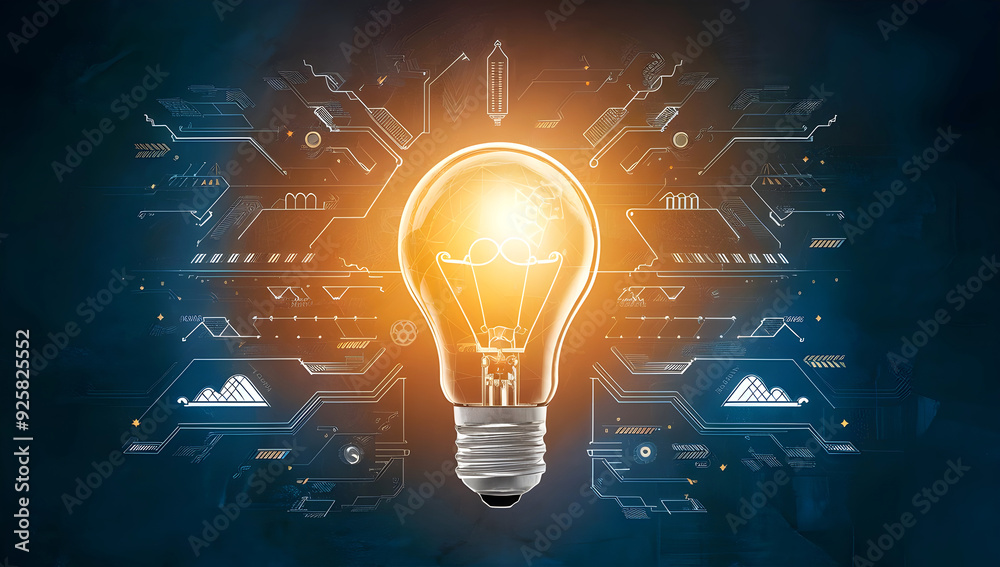Conceptual Light Bulb Image A Powerful Metaphor for Innovative Marketing Strategies. Conceptual Light Bulb Image A Powerful Metaphor for Innovative Marketing Strategies.