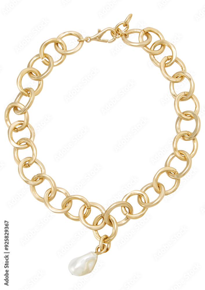 Gold neckless chain isolated PNG Gold neckless chain isolated PNG