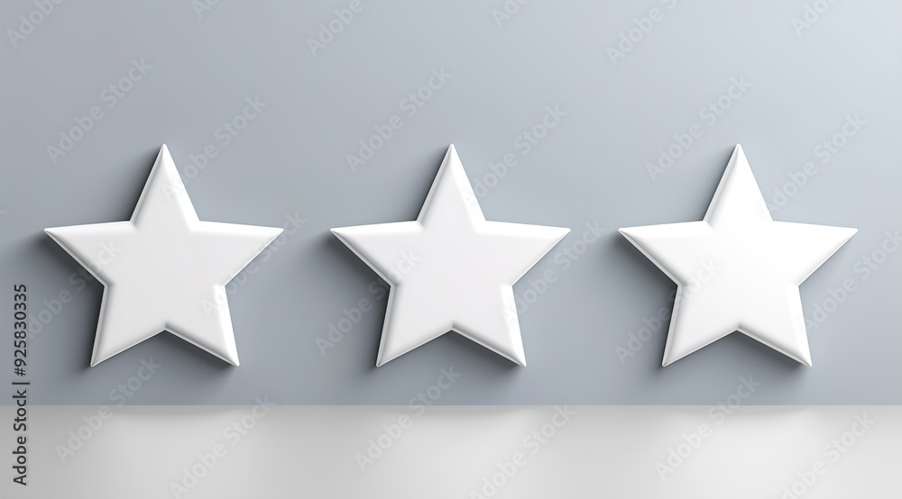 star on white background