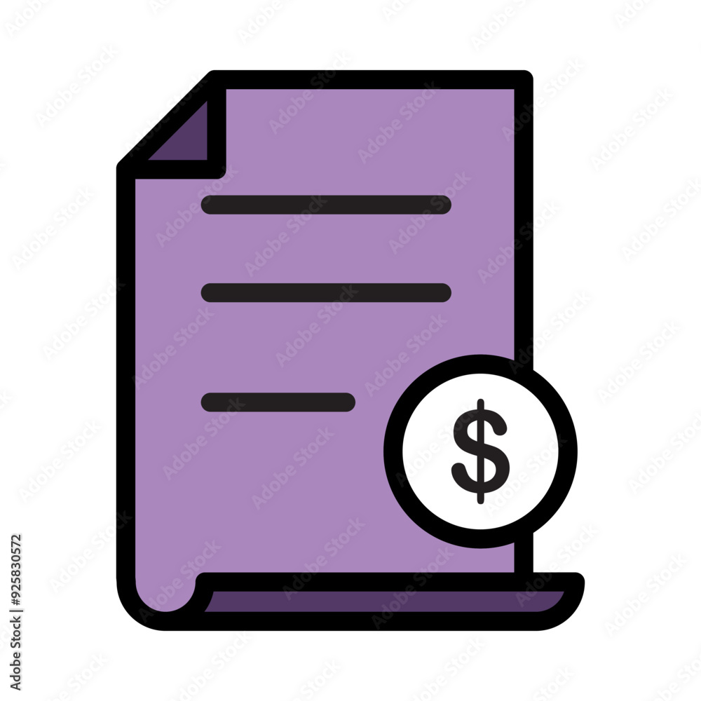 Invoice icon template Invoice icon template