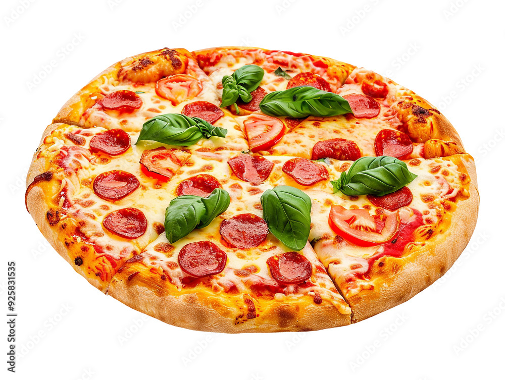 Italian Mixed Pizza isolated