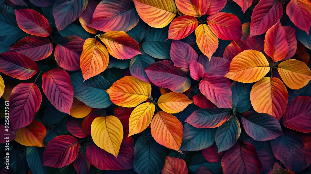 A vibrant collection of colorful leaves showcasing rich hues of red, orange, and yellow, perfect for nature-inspired designs. A vibrant collection of colorful leaves showcasing rich hues of red, orange, and yellow, perfect for nature-inspired designs.