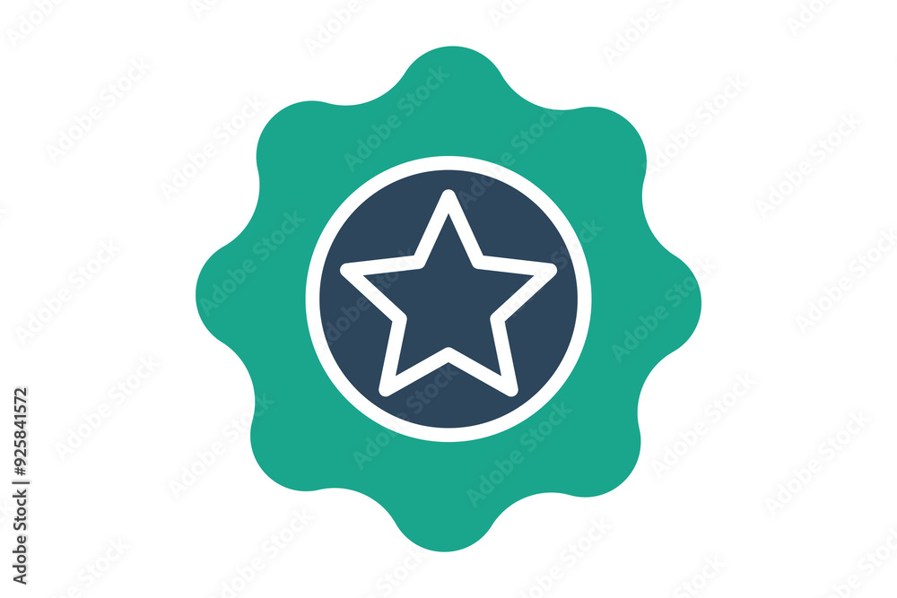 Badge icon. icon related to law and justice. solid icon style. law elements vector illustration Badge icon. icon related to law and justice. solid icon style. law elements vector illustration