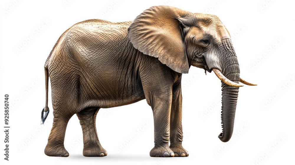 Obraz premium African Elephant in Profile