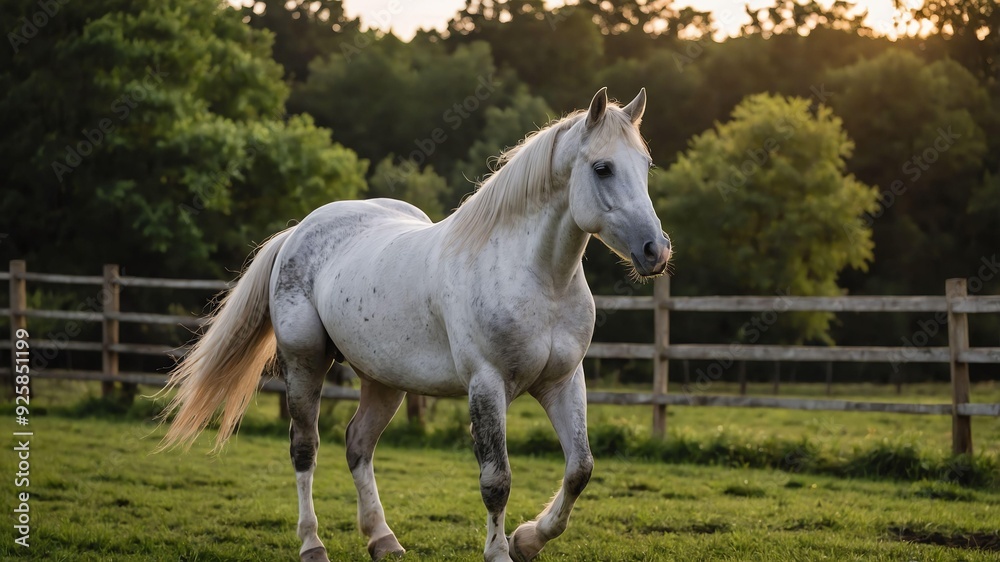 stock photography horse in a beautiful farm stock photography horse in a beautiful farm