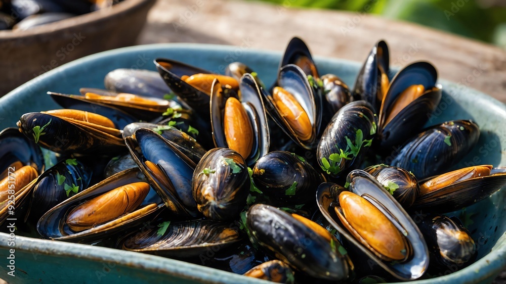 stock photography mussels in a beautiful farm stock photography mussels in a beautiful farm