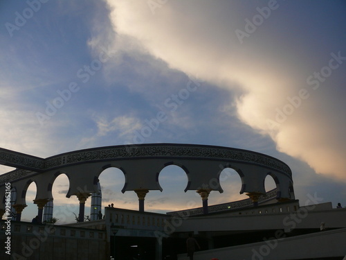 Semarang, Indonesia - November 11,2004 :The grand mosque of Central Java or known as Masjid Agung Jawa Tengah (MAJT) located in Semarang, Indonesia. photo