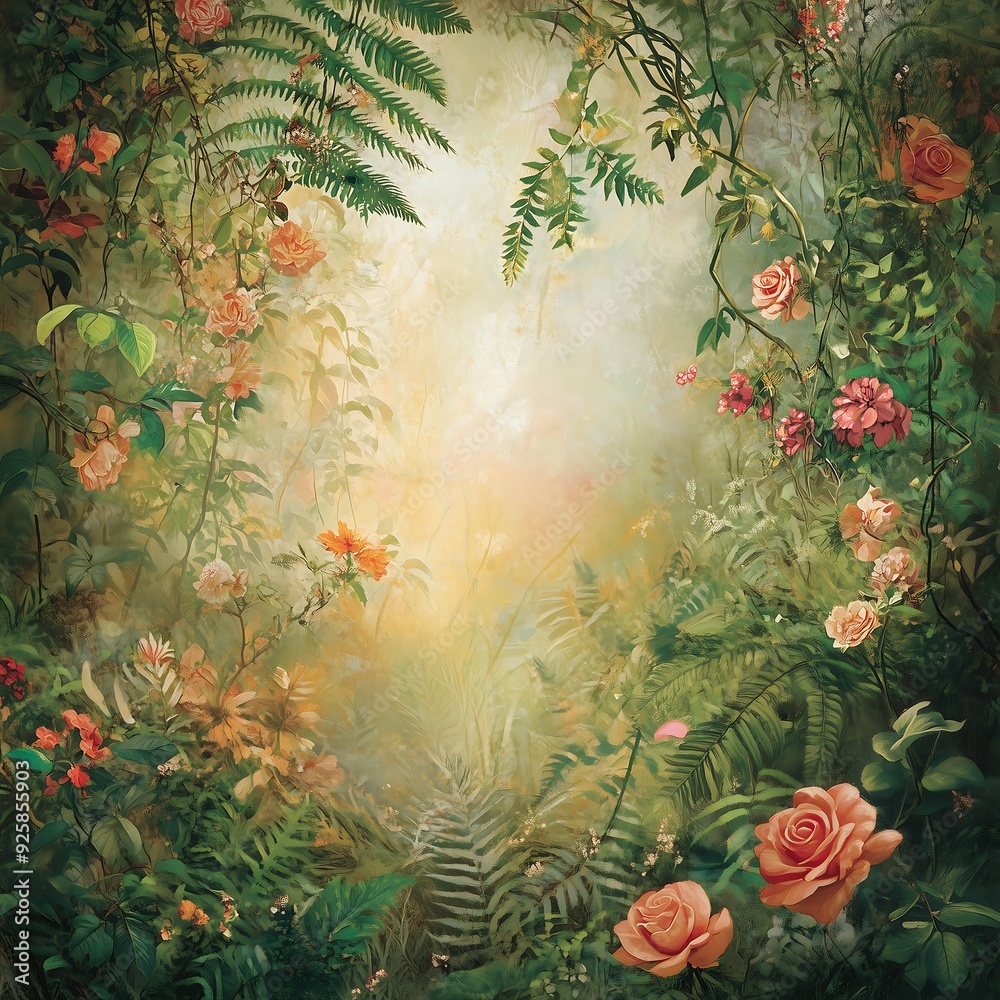 botanical garden background botanical garden background