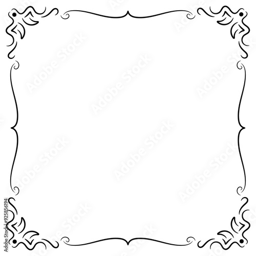 Frame art stock vector illustration