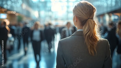 Recruiters conducting a job fair with a focus on providing equitable career opportunities to all attendees