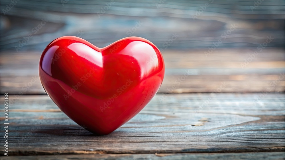 A bright red heart symbolizing love and affection , Love, passion, romance, Valentine's Day, symbol, emotion, care A bright red heart symbolizing love and affection , Love, passion, romance, Valentine's Day, symbol, emotion, care
