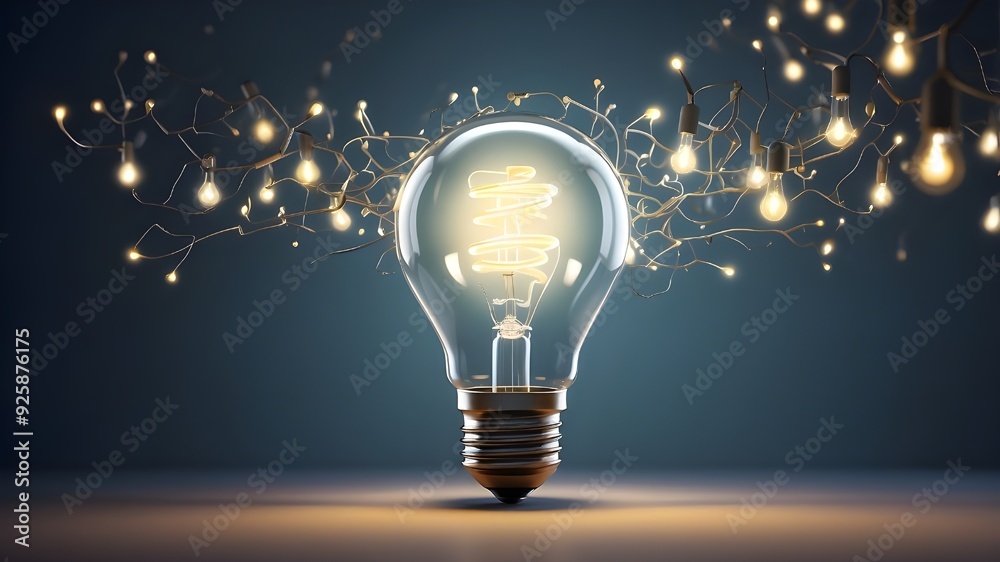 light bulb on dark background light bulb on dark background