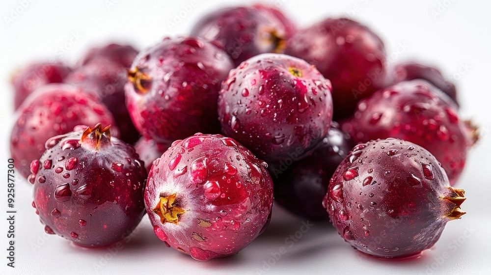 Fresh forest berry cranberry isolated on white background. Fresh forest berry cranberry isolated on white background.