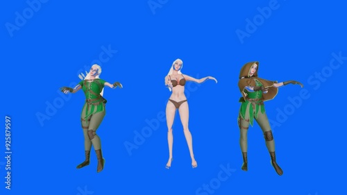 cool fantasy dancers