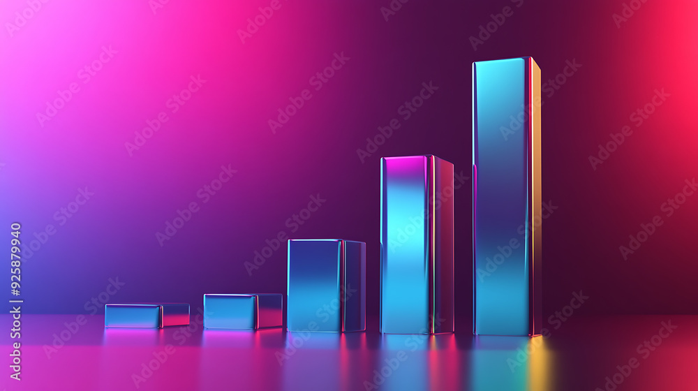 3D Bar Graphs, wallpaper, changing the view of numbers with diagrams 3D Bar Graphs, wallpaper, changing the view of numbers with diagrams