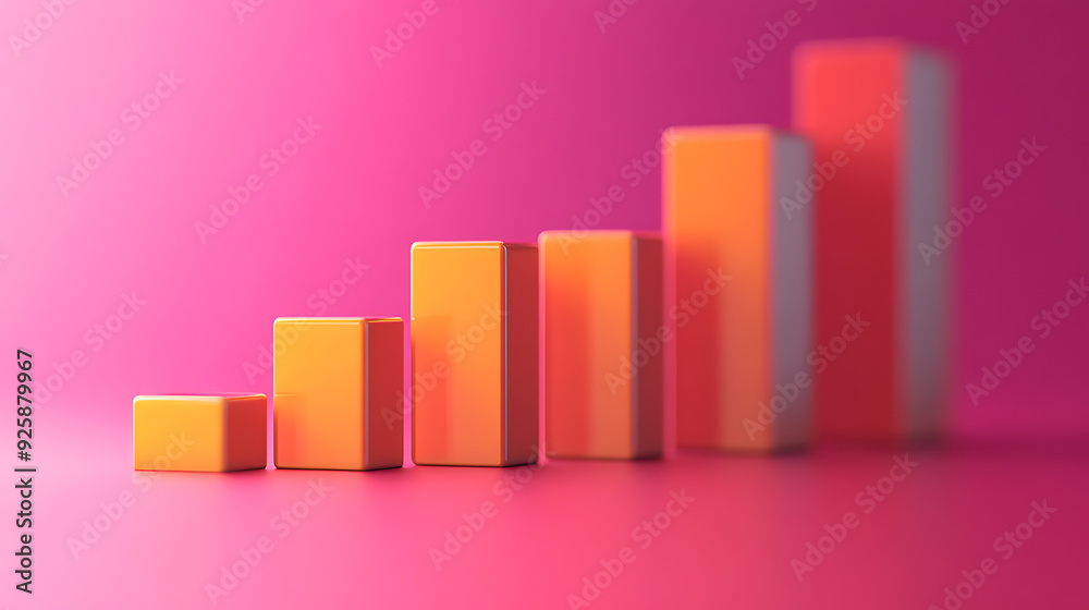 3D Bar Graphs, wallpaper, changing the view of numbers with diagrams 3D Bar Graphs, wallpaper, changing the view of numbers with diagrams