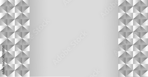 composition of empty space with gradient gray as a background for placing text or images in visual communication designs and geometric fields as artistic support